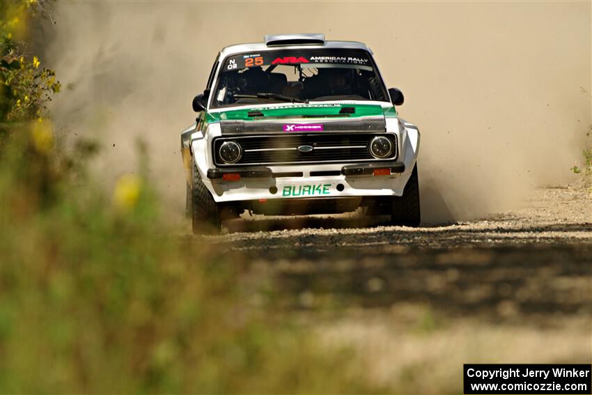 Seamus Burke / Gary McElhinney Ford Escort Mk II on SS3, Refuge I.