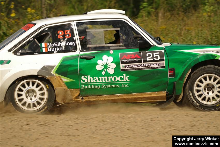 Seamus Burke / Gary McElhinney Ford Escort Mk II on SS3, Refuge I.