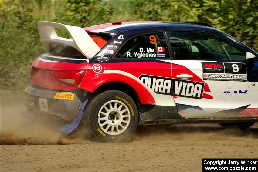 Roberto Yglesias / David Ma Audi A1 Maxx Rally on SS3, Refuge I.