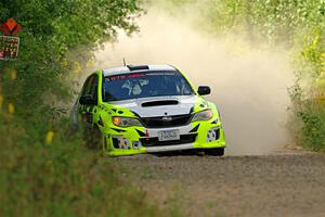 Vincent Trudel / Glen Ray Subaru WRX STi on SS3, Refuge I.