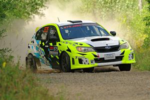 Vincent Trudel / Glen Ray Subaru WRX STi on SS3, Refuge I.
