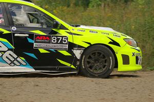 Vincent Trudel / Glen Ray Subaru WRX STi on SS3, Refuge I.