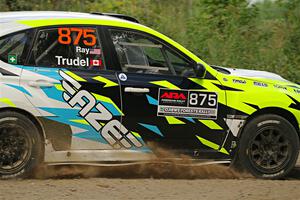 Vincent Trudel / Glen Ray Subaru WRX STi on SS3, Refuge I.