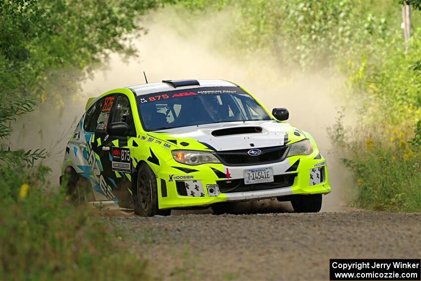 Vincent Trudel / Glen Ray Subaru WRX STi on SS3, Refuge I.