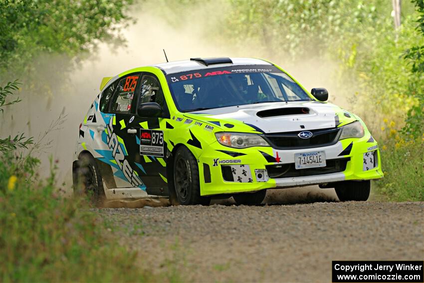 Vincent Trudel / Glen Ray Subaru WRX STi on SS3, Refuge I.