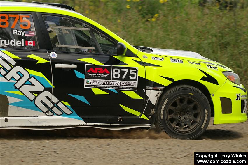 Vincent Trudel / Glen Ray Subaru WRX STi on SS3, Refuge I.