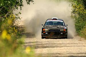 Dusty Peterke / Robert Judge Subaru Impreza on SS3, Refuge I.