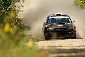Dusty Peterke / Robert Judge Subaru Impreza on SS3, Refuge I.