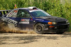 Dusty Peterke / Robert Judge Subaru Impreza on SS3, Refuge I.