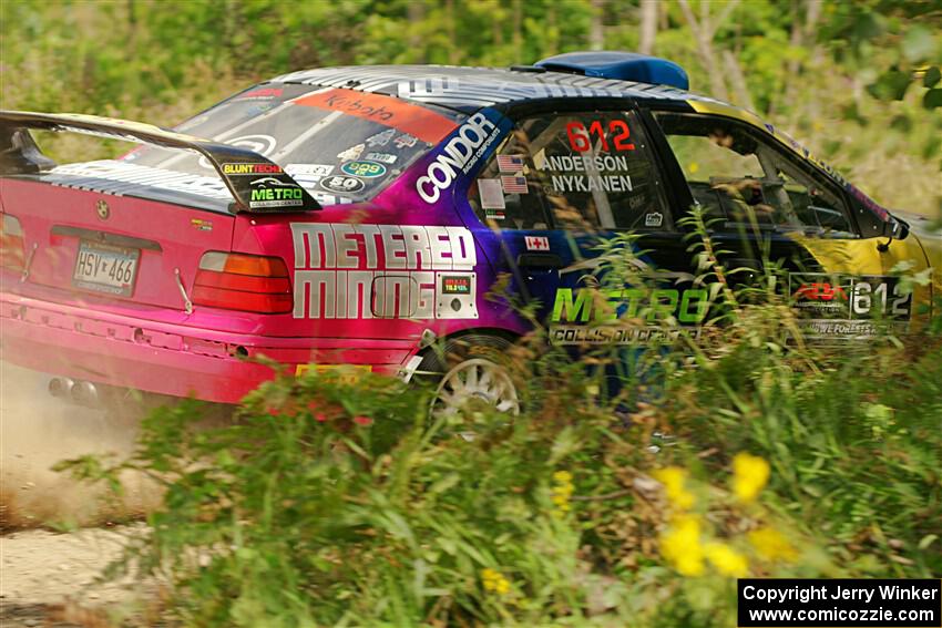 Matt Nykanen / Lars Anderson BMW 328i on SS3, Refuge I.