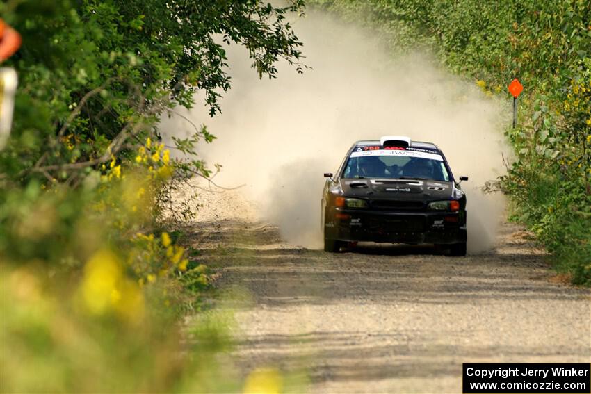 Dusty Peterke / Robert Judge Subaru Impreza on SS3, Refuge I.