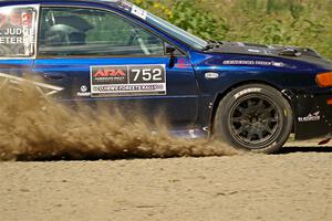 Dusty Peterke / Robert Judge Subaru Impreza on SS3, Refuge I.