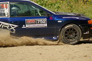Dusty Peterke / Robert Judge Subaru Impreza on SS3, Refuge I.