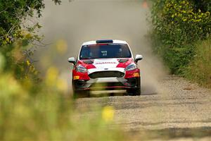 Madelyn Tabor / Sophia McKee Ford Fiesta Rally3 on SS3, Refuge I.
