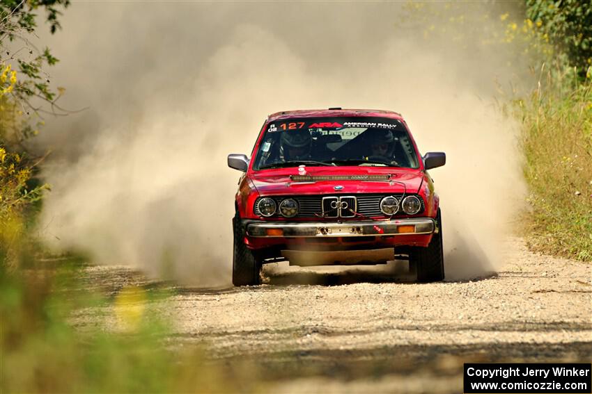 Levi Johnson / Griffin Johnson BMW 325e on SS3, Refuge I.