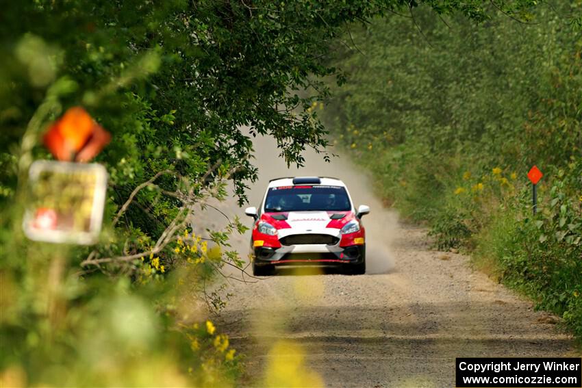 Madelyn Tabor / Sophia McKee Ford Fiesta Rally3 on SS3, Refuge I.