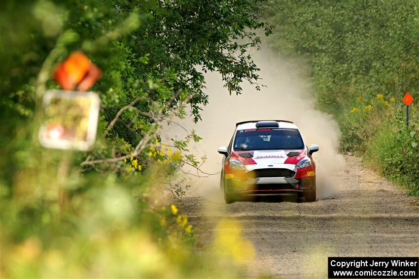 Madelyn Tabor / Sophia McKee Ford Fiesta Rally3 on SS3, Refuge I.
