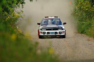 Aidan Hicks / John Hicks Subaru Impreza Wagon on SS3, Refuge I.