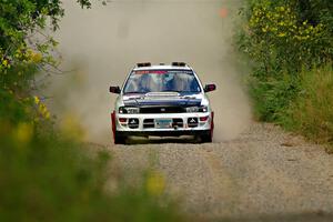 Aidan Hicks / John Hicks Subaru Impreza Wagon on SS3, Refuge I.