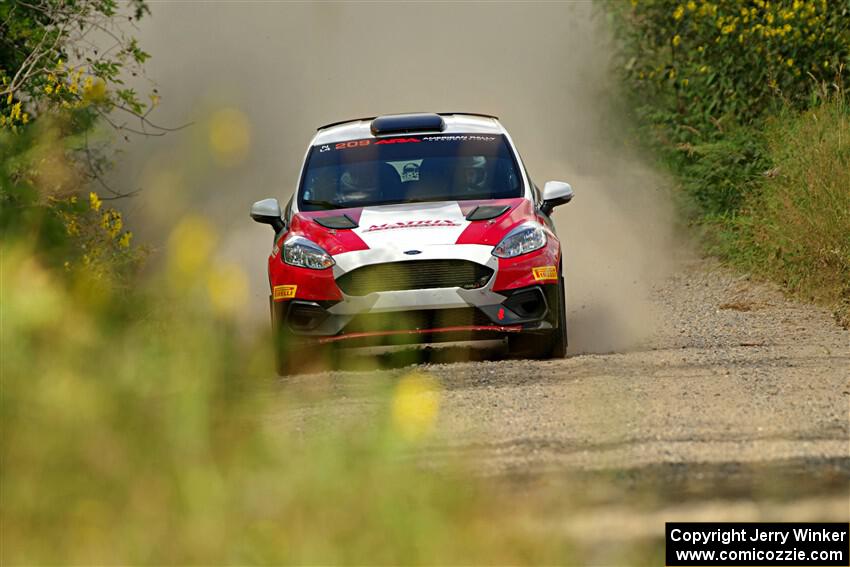 Madelyn Tabor / Sophia McKee Ford Fiesta Rally3 on SS3, Refuge I.