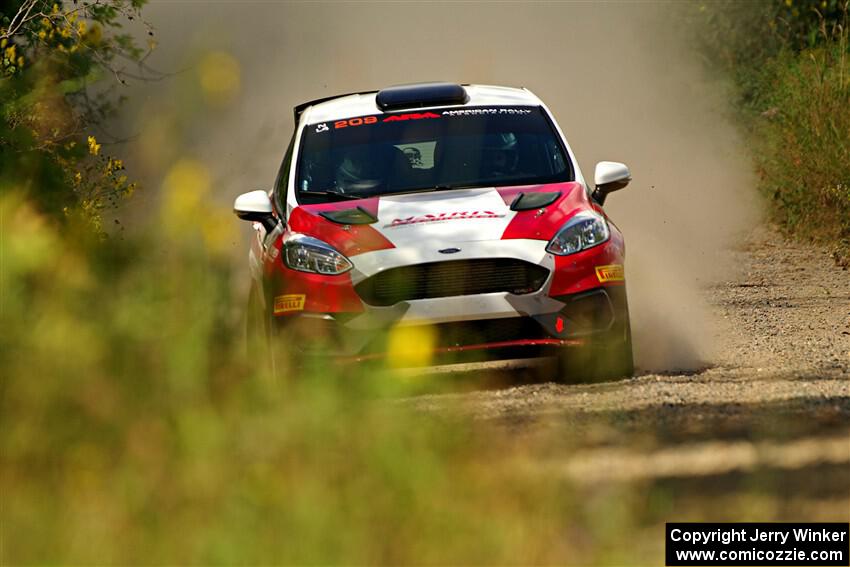 Madelyn Tabor / Sophia McKee Ford Fiesta Rally3 on SS3, Refuge I.