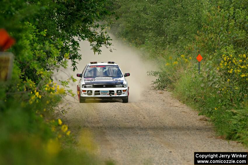 Aidan Hicks / John Hicks Subaru Impreza Wagon on SS3, Refuge I.