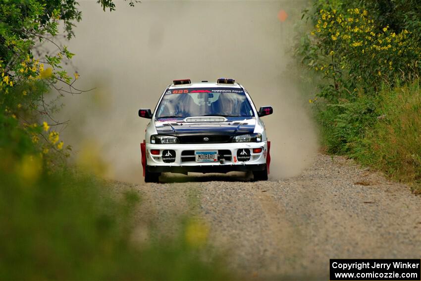 Aidan Hicks / John Hicks Subaru Impreza Wagon on SS3, Refuge I.