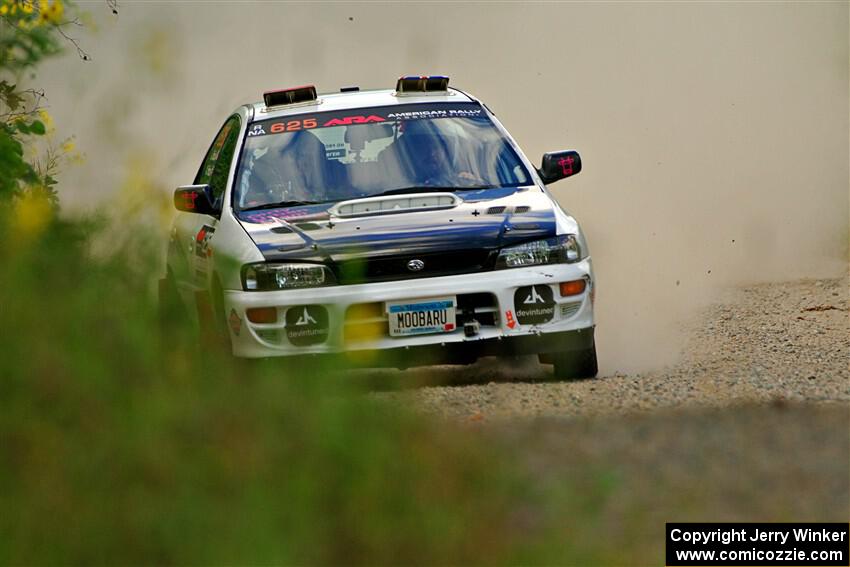 Aidan Hicks / John Hicks Subaru Impreza Wagon on SS3, Refuge I.