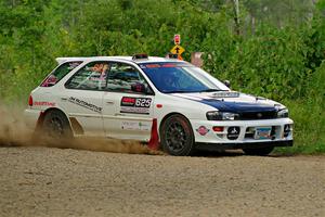 Aidan Hicks / John Hicks Subaru Impreza Wagon on SS3, Refuge I.