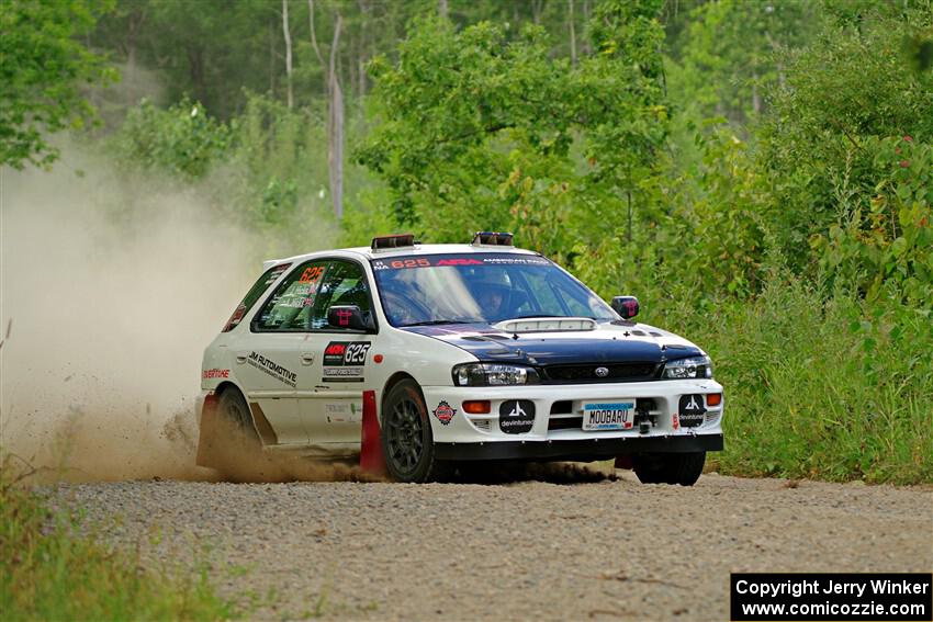Aidan Hicks / John Hicks Subaru Impreza Wagon on SS3, Refuge I.