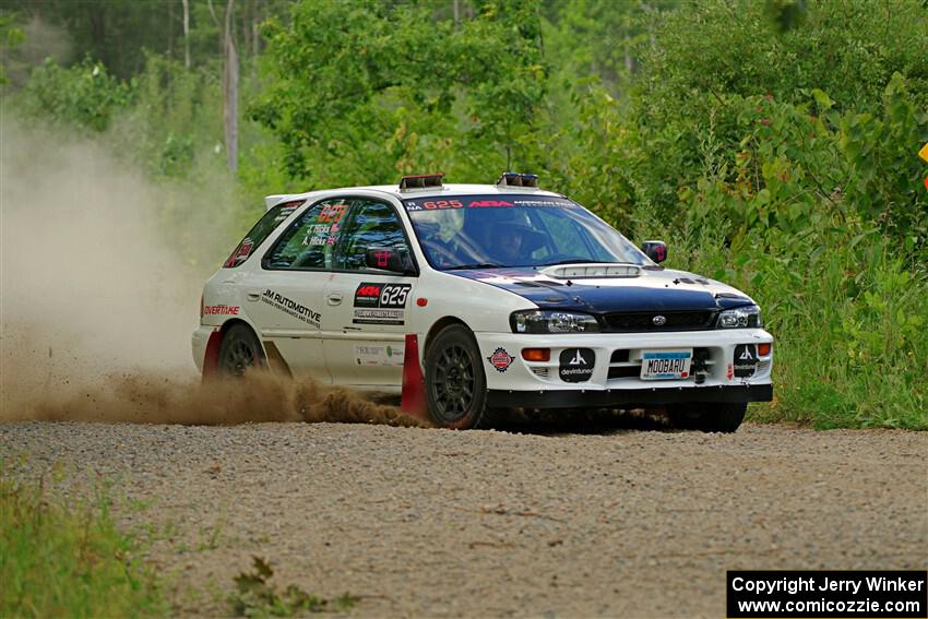 Aidan Hicks / John Hicks Subaru Impreza Wagon on SS3, Refuge I.
