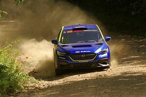 Travis Pastrana / Rhianon Gelsomino Subaru WRX ARA25L on SS5, Steamboat I.