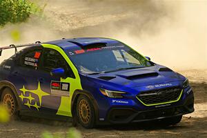 Travis Pastrana / Rhianon Gelsomino Subaru WRX ARA25L on SS5, Steamboat I.