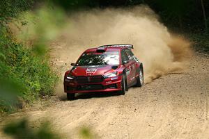 Conner Martell / Alex Gelsomino Skoda Fabia RS Rally2 on SS5, Steamboat I.