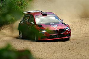 Conner Martell / Alex Gelsomino Skoda Fabia RS Rally2 on SS5, Steamboat I.