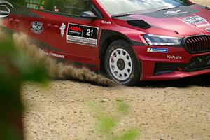 Conner Martell / Alex Gelsomino Skoda Fabia RS Rally2 on SS5, Steamboat I.