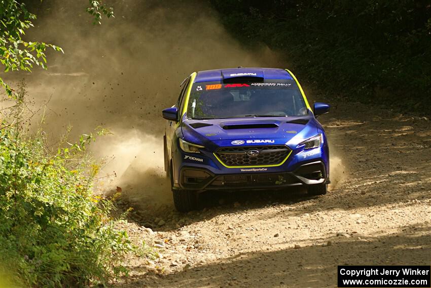 Travis Pastrana / Rhianon Gelsomino Subaru WRX ARA25L on SS5, Steamboat I.
