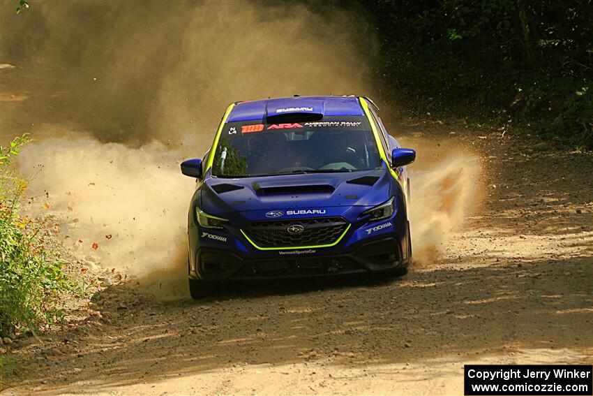 Travis Pastrana / Rhianon Gelsomino Subaru WRX ARA25L on SS5, Steamboat I.