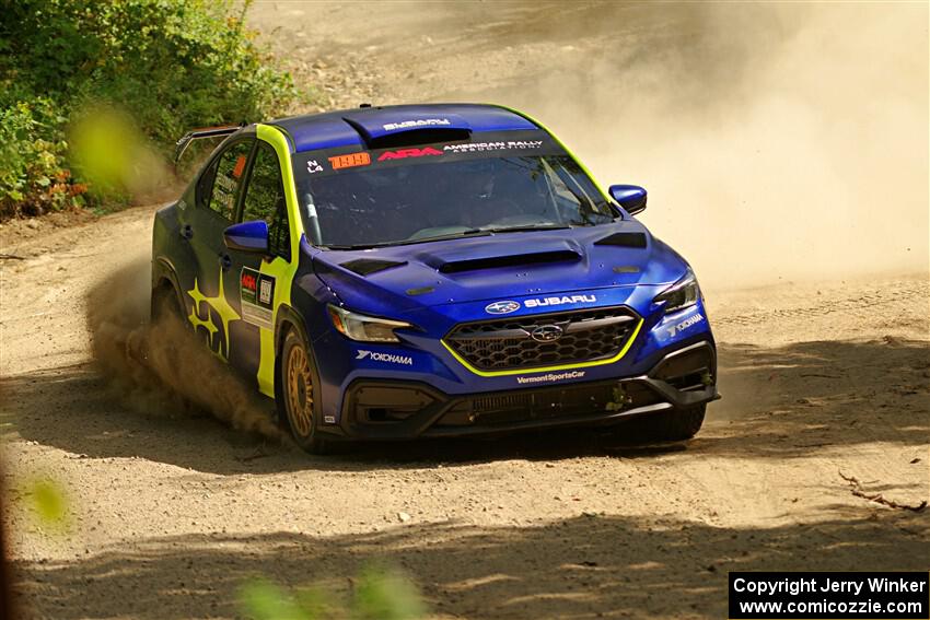 Travis Pastrana / Rhianon Gelsomino Subaru WRX ARA25L on SS5, Steamboat I.