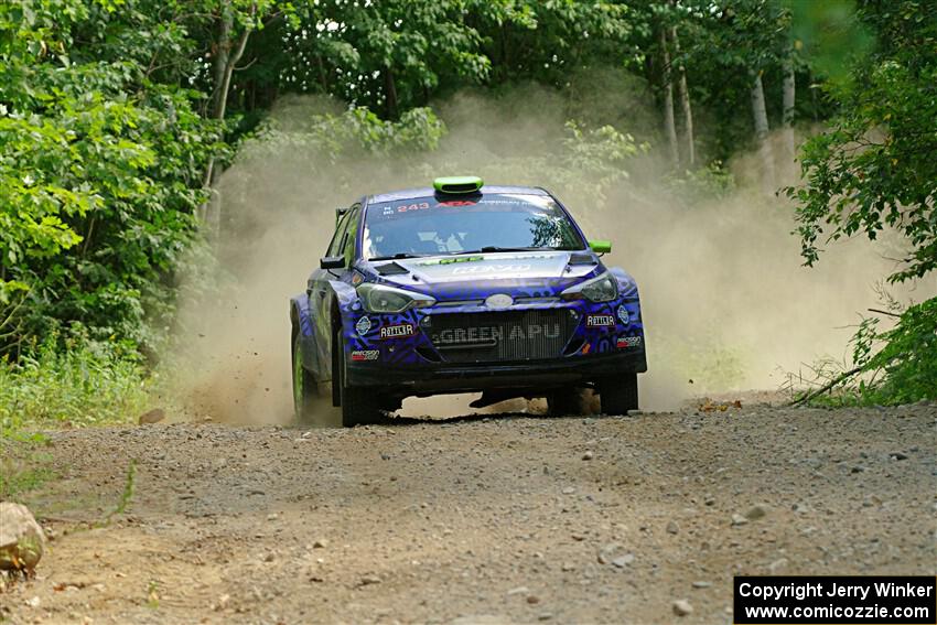 Patrick Gruszka / John Hall Hyundai i20 R5 on SS5, Steamboat I.