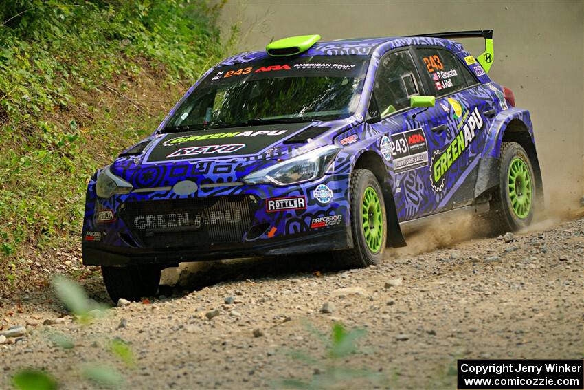 Patrick Gruszka / John Hall Hyundai i20 R5 on SS5, Steamboat I.