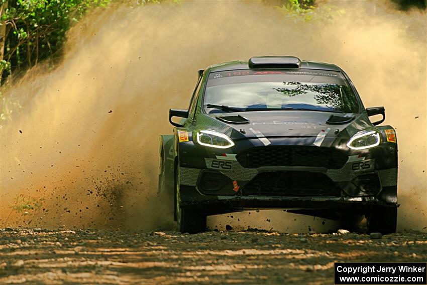 Javier Olivares / K.J. Miller Ford Fiesta Rally2 on SS5, Steamboat I.