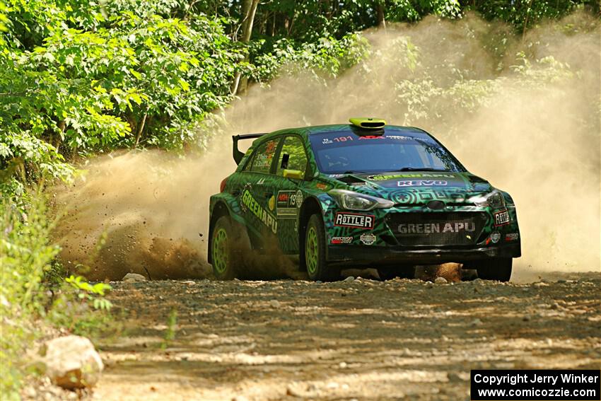Alastair Scully / Stefan Trajkov Hyundai i20 R5 on SS5, Steamboat I.