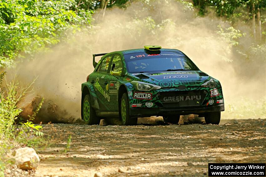 Alastair Scully / Stefan Trajkov Hyundai i20 R5 on SS5, Steamboat I.