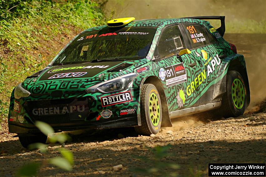 Alastair Scully / Stefan Trajkov Hyundai i20 R5 on SS5, Steamboat I.