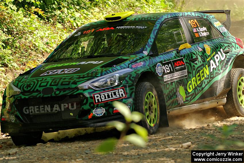 Alastair Scully / Stefan Trajkov Hyundai i20 R5 on SS5, Steamboat I.