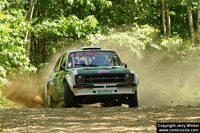 Seamus Burke / Gary McElhinney Ford Escort Mk II on SS5, Steamboat I.