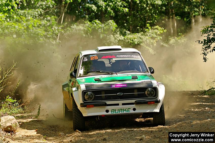 Seamus Burke / Gary McElhinney Ford Escort Mk II on SS5, Steamboat I.