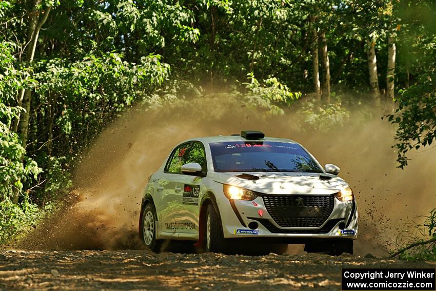 Sean Donnelly / Zach Pfeil Peugeot 208 Rally4 on SS5, Steamboat I.