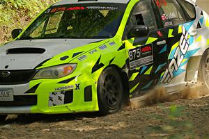 Vincent Trudel / Glen Ray Subaru WRX STi on SS5, Steamboat I.